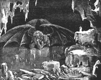 L&uacute;cifer, o anjo ca&iacute;do (Dante, o Inferno)