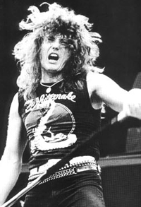 David Coverdale do Whitesnake, um dos criadores do Hard Rock