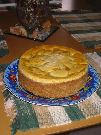 Mango Swirl Cheesecake