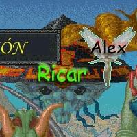 [Imagen de Alex con su aura de invulnerabilidad]
