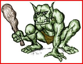 Ork con su wooden club