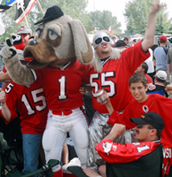The source of 75% of the noise at McMahon Stadium