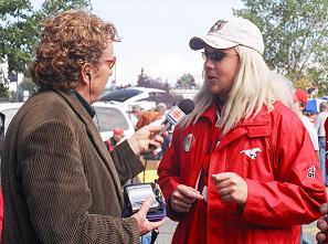 The Silver Stampeder's very first radio interview!