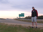 Escaping Ponoka in the early morning