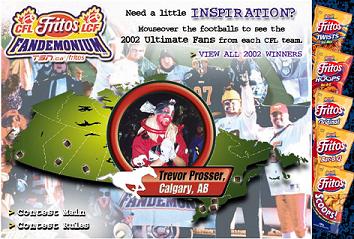 From the TSN/Fritos web site, first year