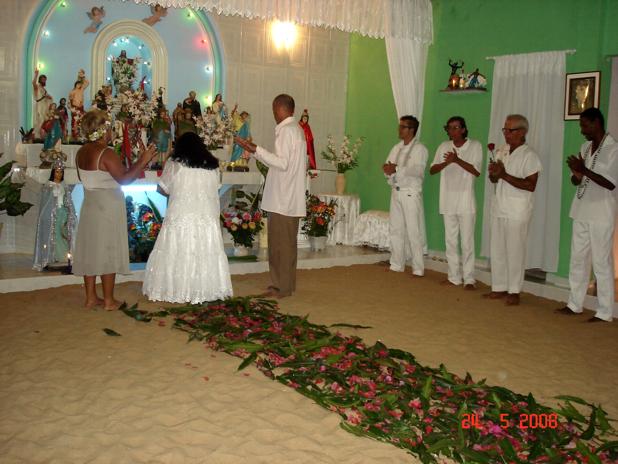 Casamento de Diretores da AESTUG em Ritual Umbandista