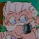Anime capture. Yes, I'm sure it's NOT Colonel Sanders.