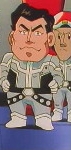 Anime. Capt. Kiriyama and Amagi.