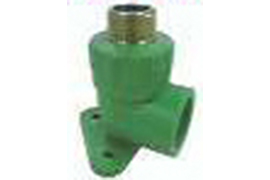 male elbow with wall plate
