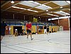 Janni Tsiatsios beim Aufw�rmen vor dem Spiel gegen TV Kreuztal