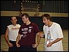 Wer tr�gt das beste Shirt? Oliver Wolf, Hannes Tonak, Frank Stier
