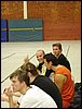 Gute Stimmung auf der Uni-Bank