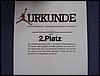 Schwarz auf Wei�: 2. Rang in Sprockh�vel