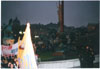 Blick auf Athenebrunnen w�hrend der Demo