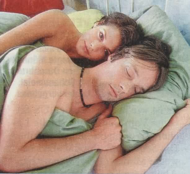 Matthias alias Alex im Bett mit Lolle
