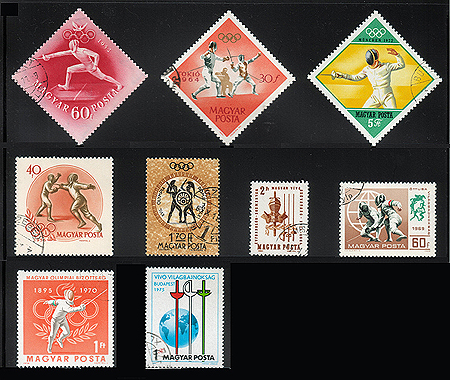 Stamps from Hungary