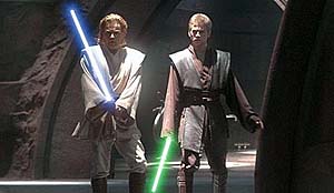 Obi-Wan Kenobi and Anakin Skywalker