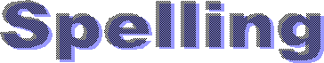 Spelling
