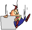 man falling