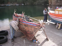 kreta fischerboot