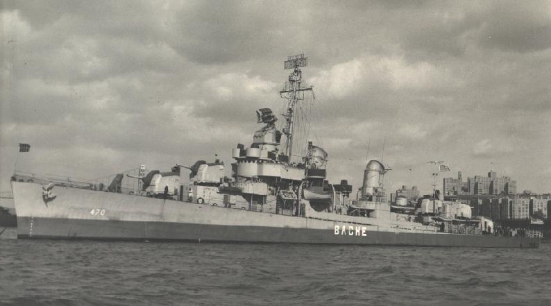 USS Bache - on the Hudson River