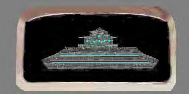 Galadonese Warship, the GSS Protectress as seen on short range scanners for our Star Trek sim