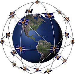 La red NAVSTAR, compuesta de 24 sat�lites, fundamento del sistema GPS