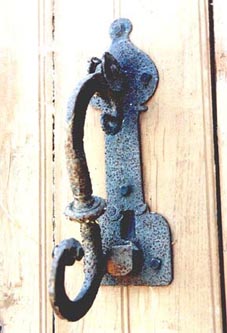 Chamador nun pazo na Ponte Ulla. (c) D. Janeiro 1998