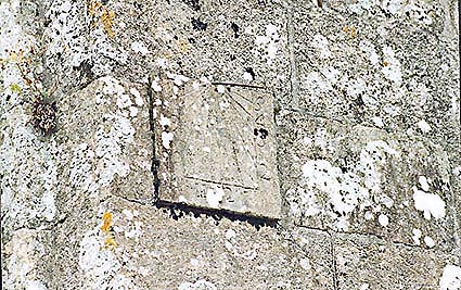 Reloxo de sol en Santo Andr&eacute;s de Vea, A Estrada. (c) A. Tarr&iacute;o 1999