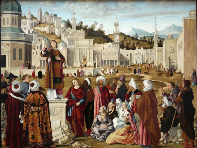 A
            pregação de Estevão