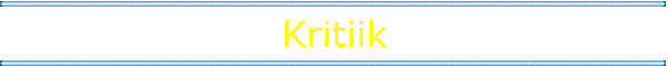 Kritiik