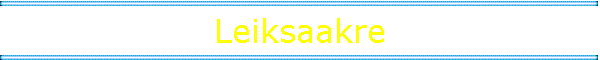 Leiksaakre