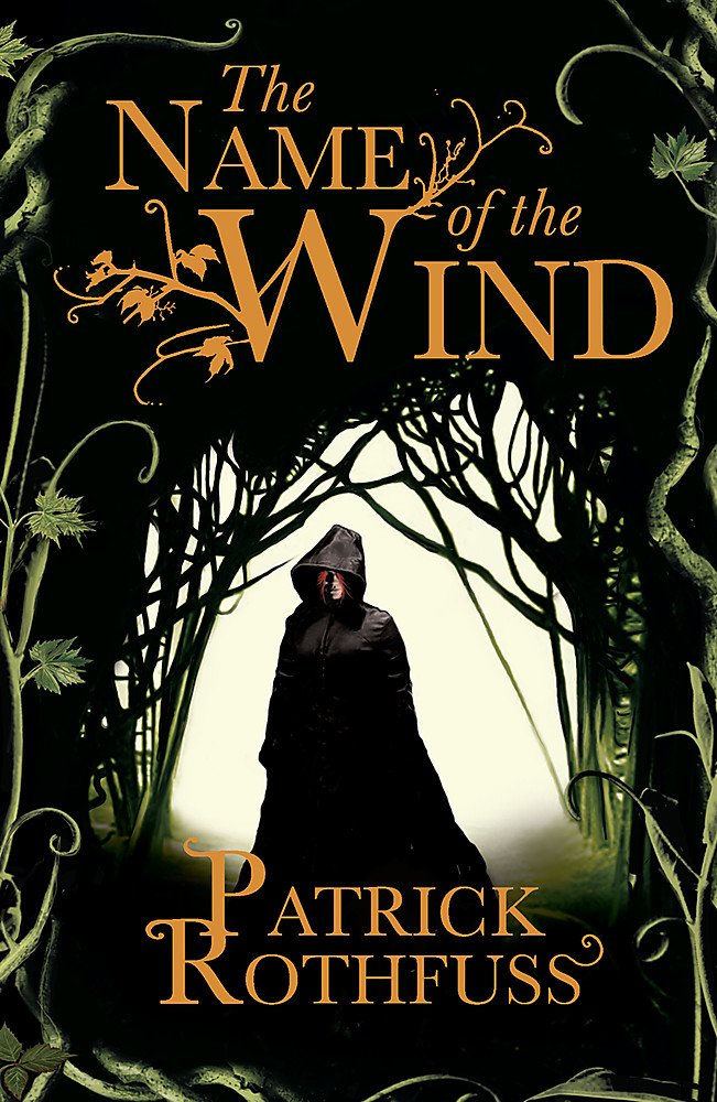 book cover for The Name of the Wind