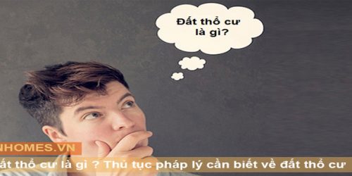 đất thổ cư là gì