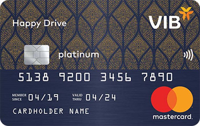 thẻ VIB Happy Drive