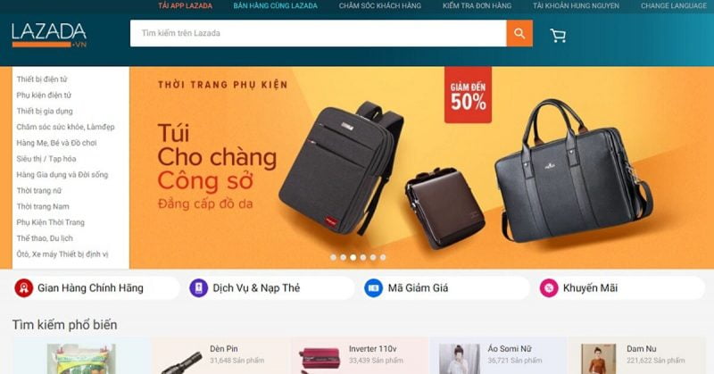 bán hàng với lazada