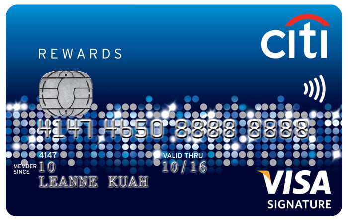 thẻ tín dụng citi reward