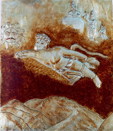 metal embossing - 30 cm x 35 cm