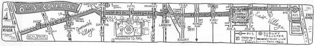 Map of 8th St. Corridor