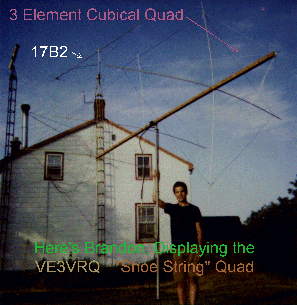 Our Shoe String Quad Antenna