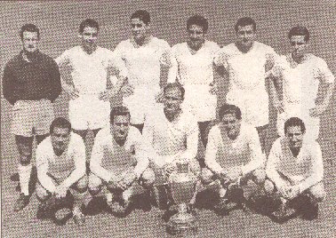 Real Madrid 4-3 Stade Reims. Jugaron: Alonso, Atienza, Marquitos, Lesmes, Mu�oz, Z�rraga, Jose�to, Marsal, Di Stefano, Rial, Gento