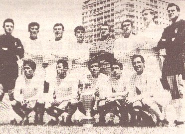 Real Madrid 2-1 Partiz�n. Araquist�in, Pach�n, De Felipe, Sanch�s, Mu�oz, Pirri, Zoco, Betancort, Serena, Amancio, Grosso, Vel�zquez, Gento