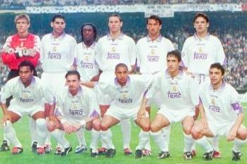 Real Madrid 1-0 Juventus. Jugaron: Illgner, Hierro, Seedorf, Redondo, Panucci, Morientes, Karembeu, Mijatovic, Roberto Carlos, Ra�l, Sanch�s