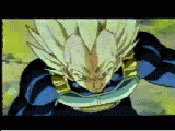 Vegeta pelea contra Broly.