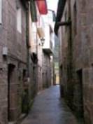 rua dos fornos dentro do barrio xud�o de ribadavia