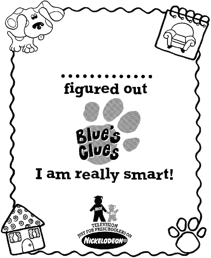 Blue's Certificate