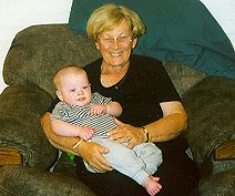 Nicholas & Grandma Viv, 10/97