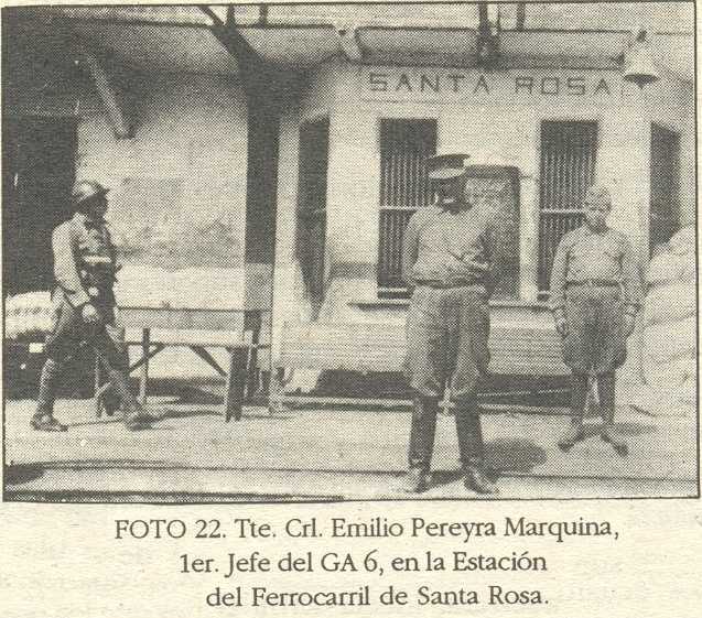 Personal Militar del GAC N 6 del Ejrcito del Per en Santa Rosa en 1941