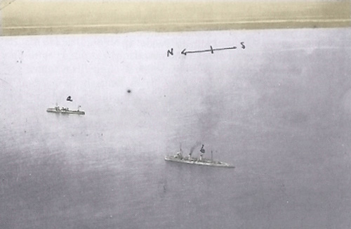 Destructor de L�nea y Crucero Explorador de la M.G.P. en las acciones b�licas navales de 1941