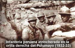 Soldados Peruanos de Infantera - Conflicto con Colombia 1932-1933